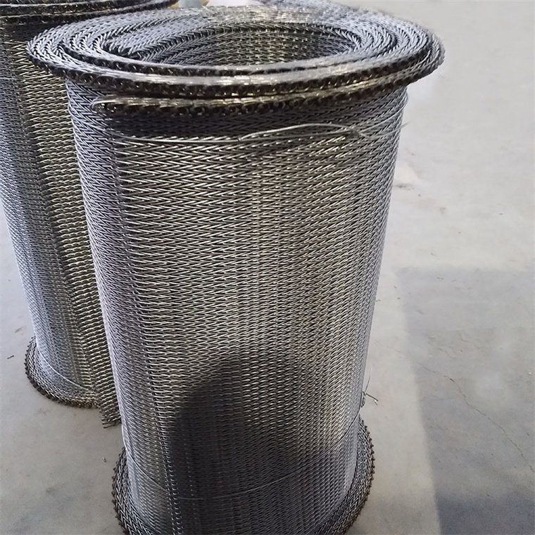 compound balanced weave belt / stainless steel mesh conveyor belt