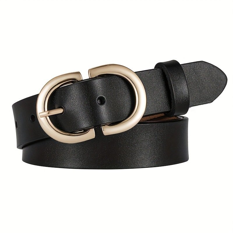 Korean Version INS Second Layer Genuine Leather Cowhide Belt for Women Casual Pin Buckle with New Style for Jeans