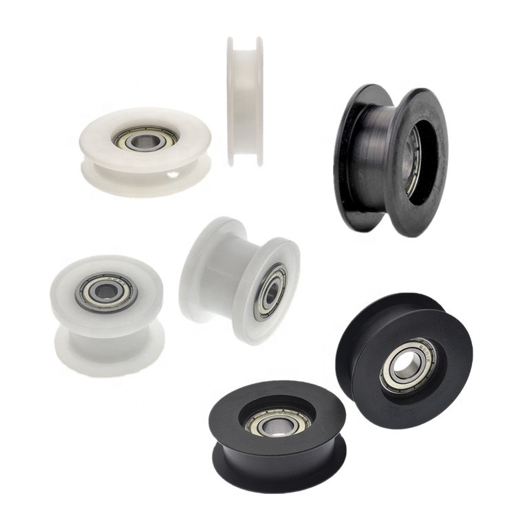 heat resistant nylon pulley plastic sheave Chain belt automatic Transmission H-groove guide Pulley 2-10