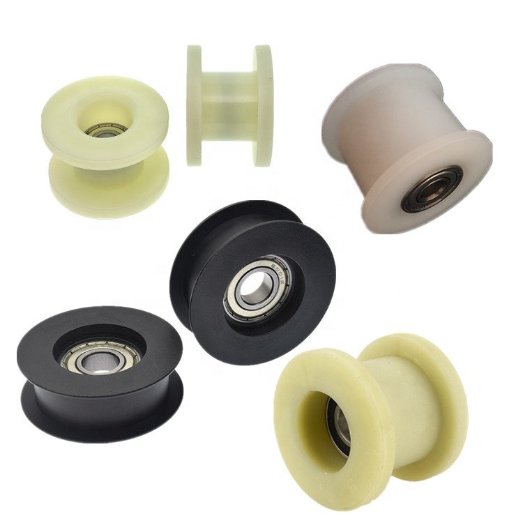 heat resistant nylon pulley plastic sheave Chain belt automatic Transmission H-groove guide Pulley 2-10