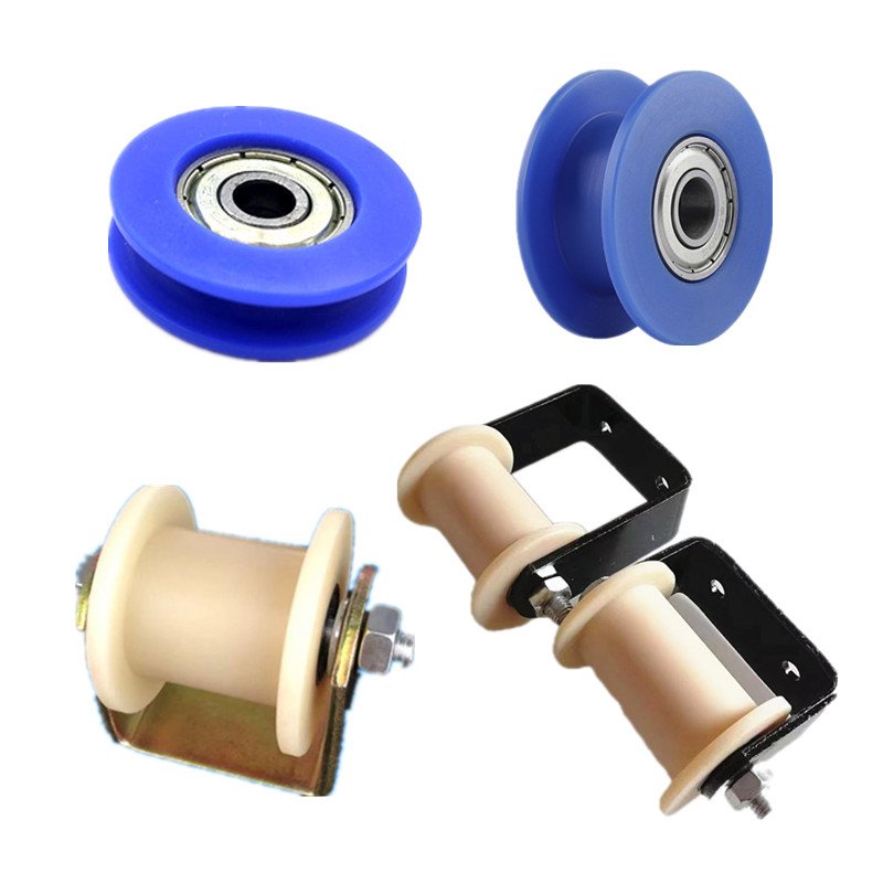 heat resistant nylon pulley plastic sheave Chain belt automatic Transmission H-groove guide Pulley 2-10