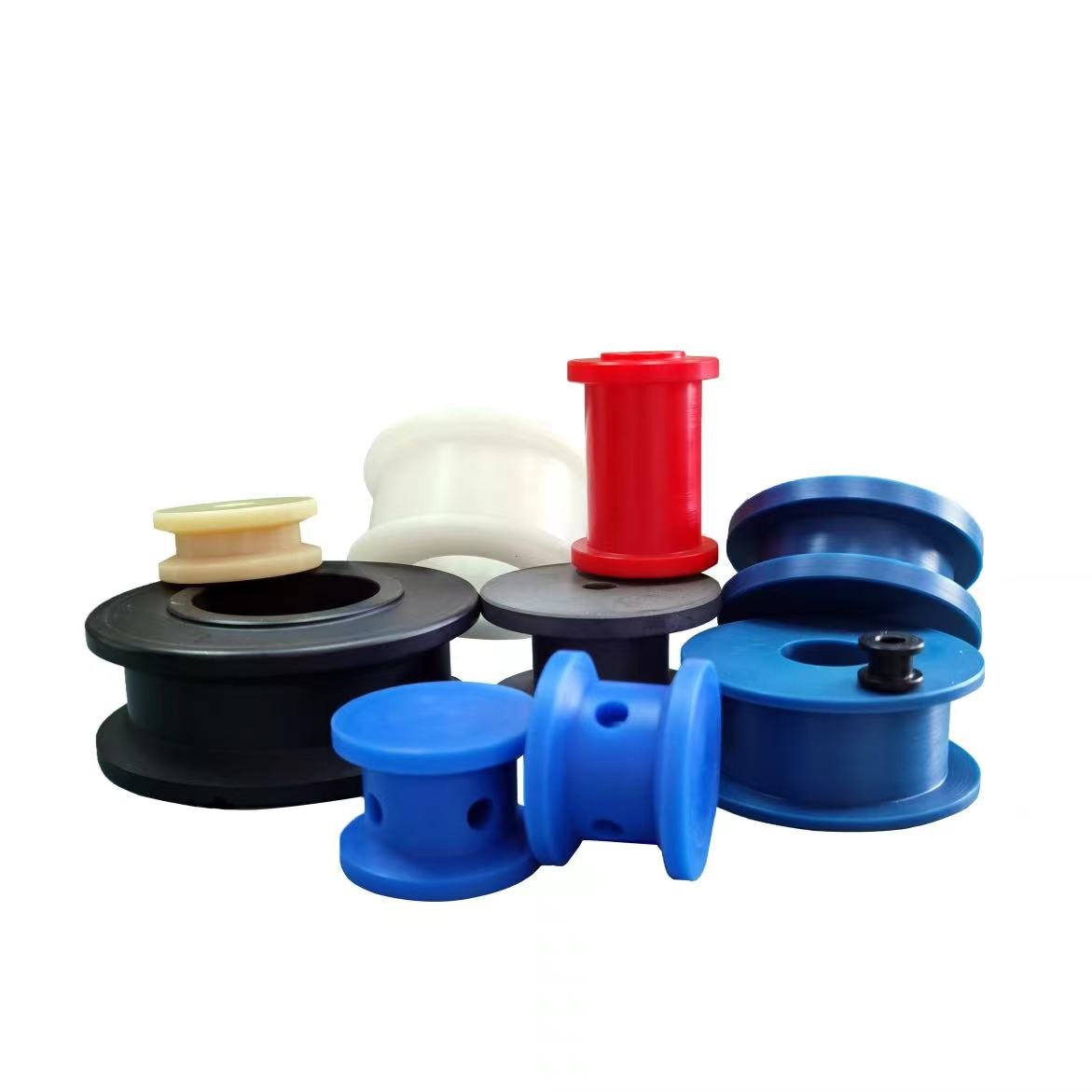 heat resistant nylon pulley plastic sheave Chain belt automatic Transmission H-groove guide Pulley 2-10