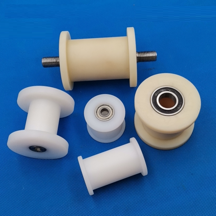 heat resistant nylon pulley plastic sheave Chain belt automatic Transmission H-groove guide Pulley 2-10