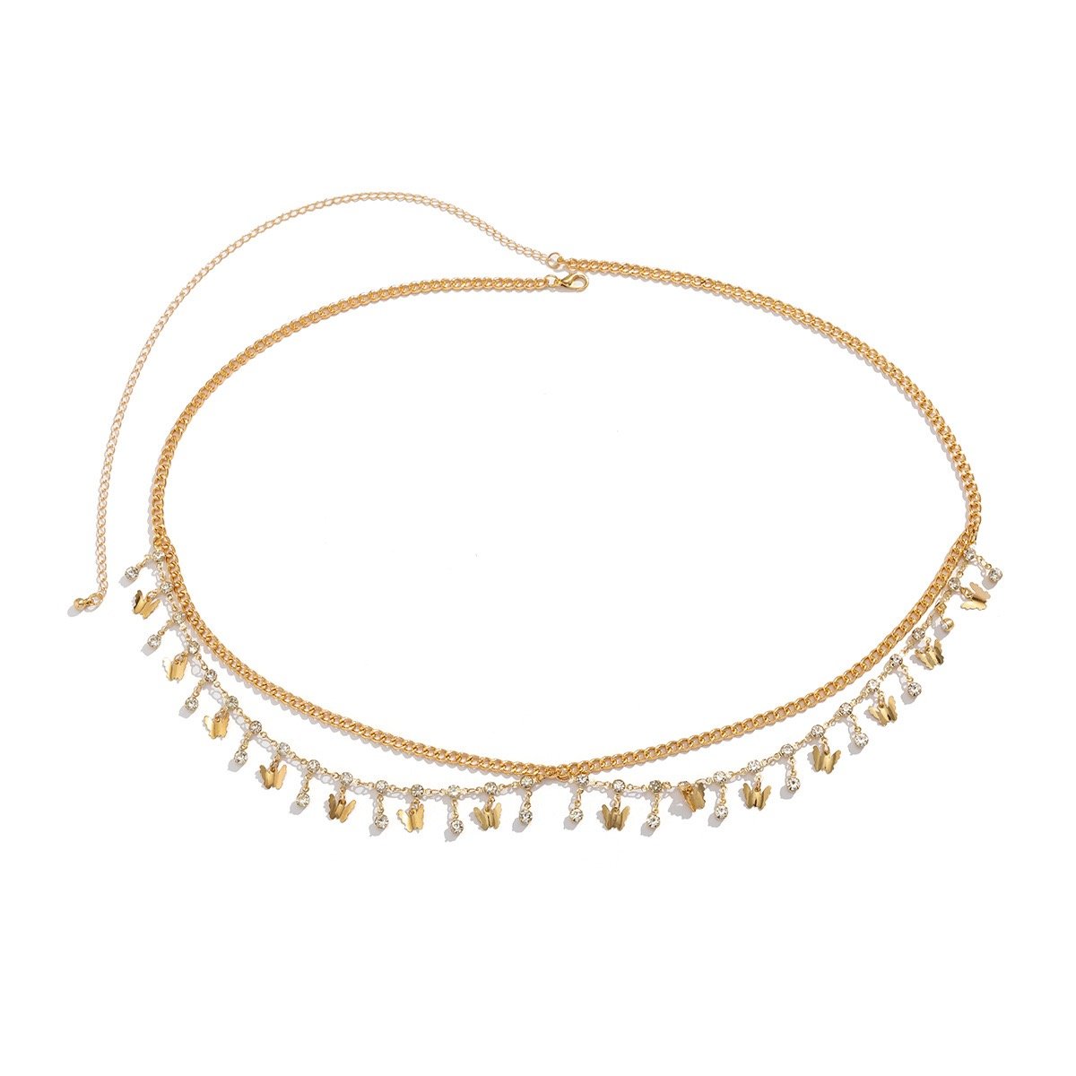 2024 hot selling fashion Jewelry Bikini Rhinestone Multi-Layer Waist Chain Women Sexy Body Chain