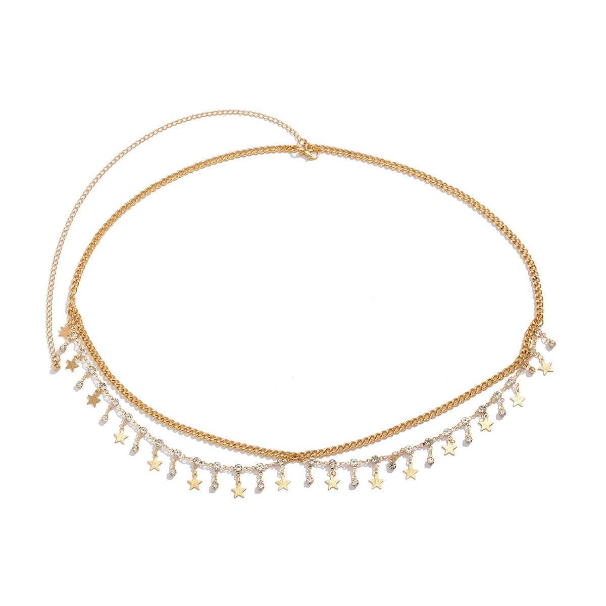 2024 hot selling fashion Jewelry Bikini Rhinestone Multi-Layer Waist Chain Women Sexy Body Chain