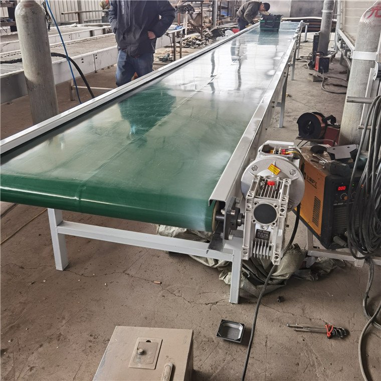 10 Meters Long Pvc Belt Conveyor Assembly Line Customer Made Fixed Speed or Variable Speed Oil Resistant Motor Drive Aluminium