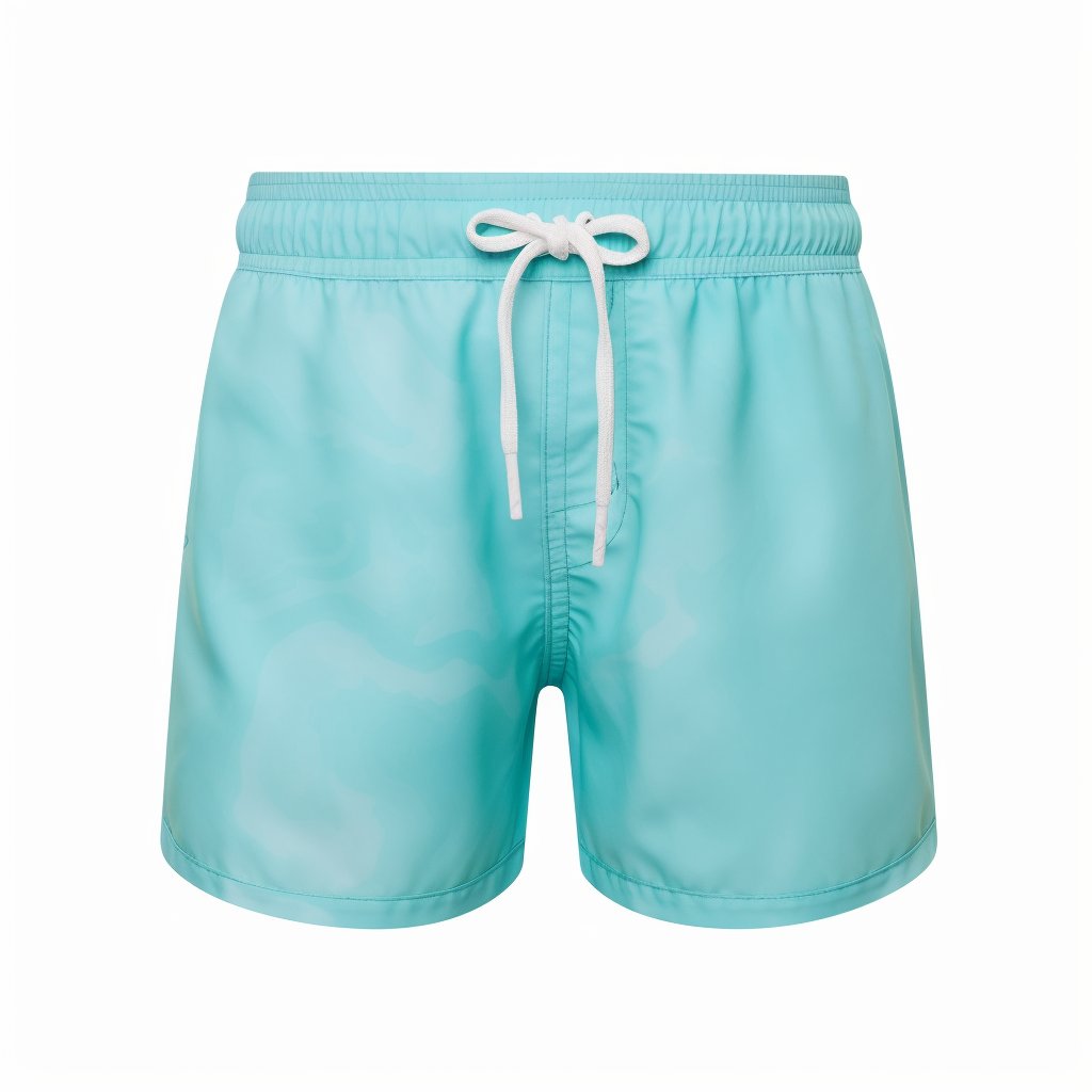 Men's summer beach shorts board shorts pants polyester quick dry breathable plus size swimming trunks with pockets