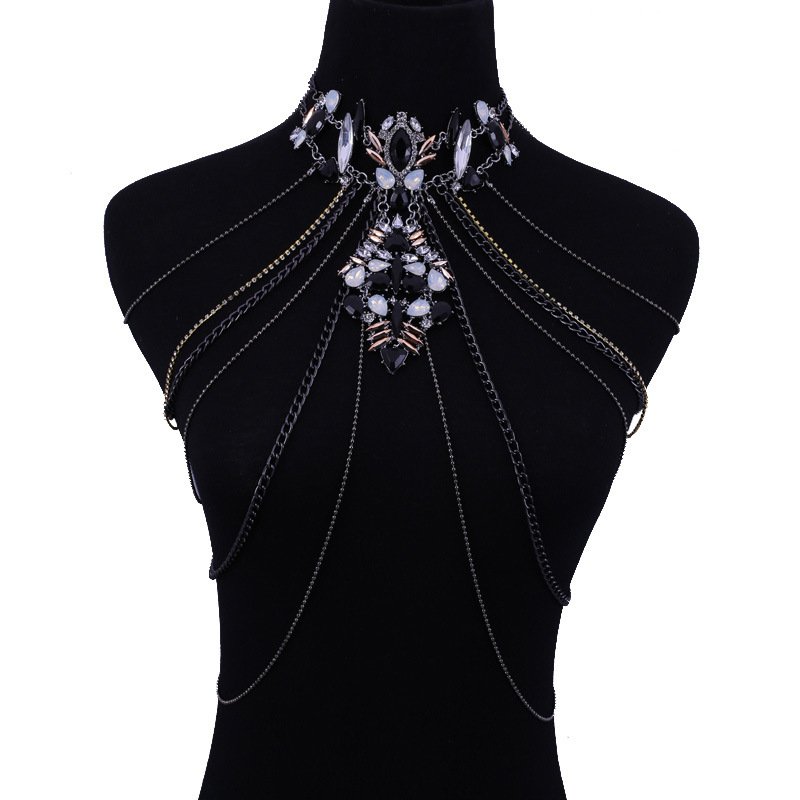 Beach Bikini Sexy Waist Chain, Crystal Flashing Diamond Waist Chain, Body Chain Accessories