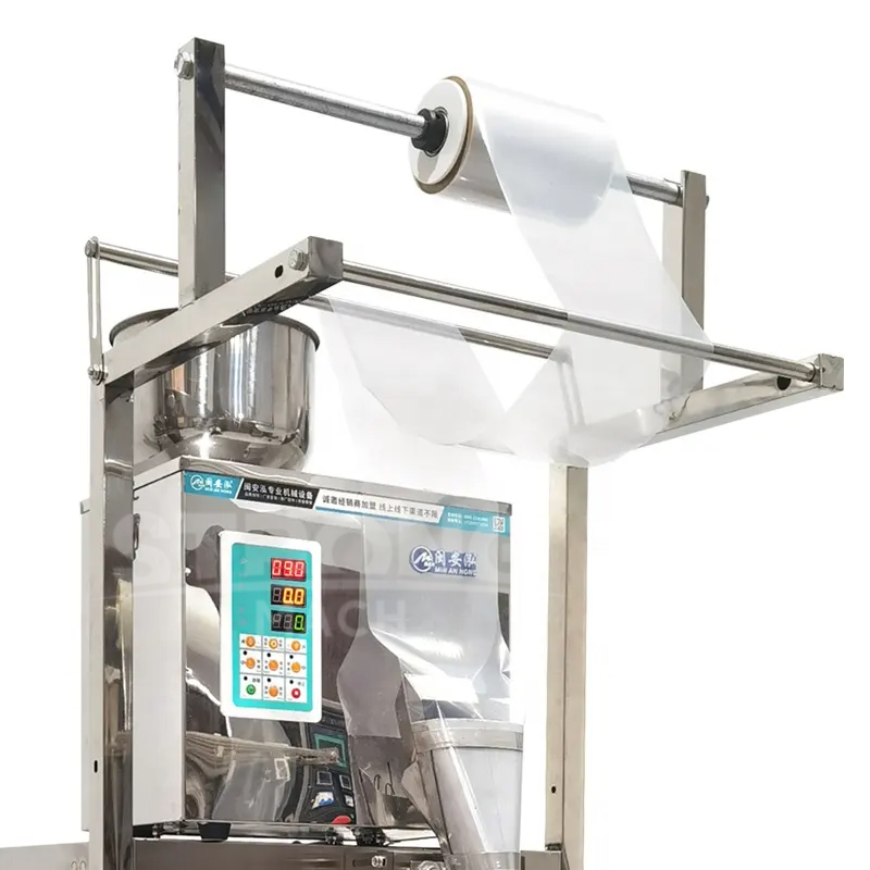 4 Side Seal Bag Packing Machine Four Brick Bottom Bag Bean Granule Powder Packing Machine Vertical Forming Filling Sealing