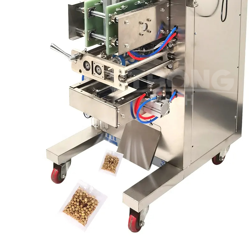 4 Side Seal Bag Packing Machine Four Brick Bottom Bag Bean Granule Powder Packing Machine Vertical Forming Filling Sealing