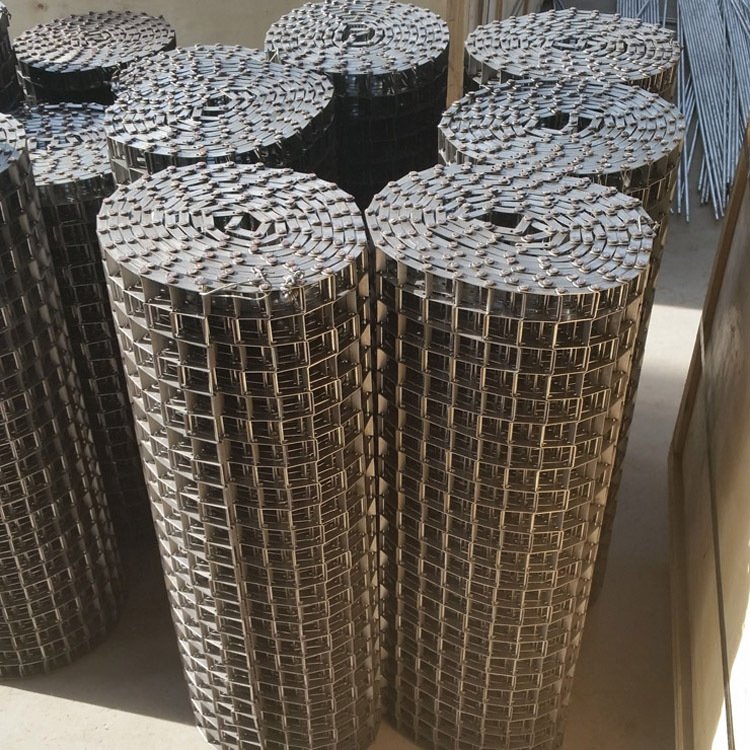 Heat resistance wire conveyor belt 304 316 stainless steel galvanized steel metal honeycomb flat wire conveyor belt