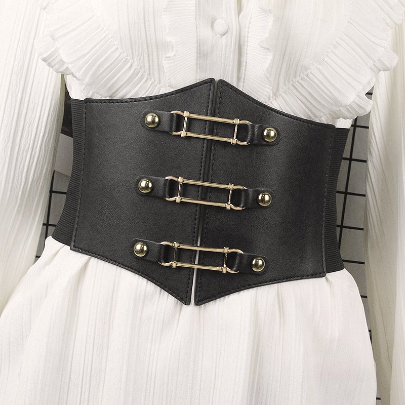 Buckle leather women belts Fashion PU leather women waist belts dress chain PU belts for ladies girls