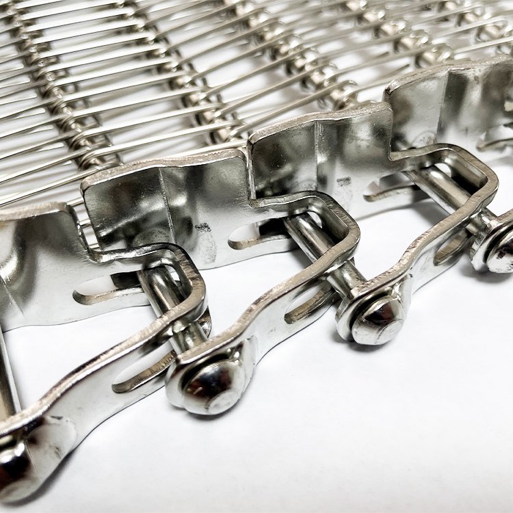 Stainless Steel Wire Mesh Conveyor Belts Flexible Rod Spiral Freezer Conveyor Belt Spiral Cooling Tower Conveyor Belt