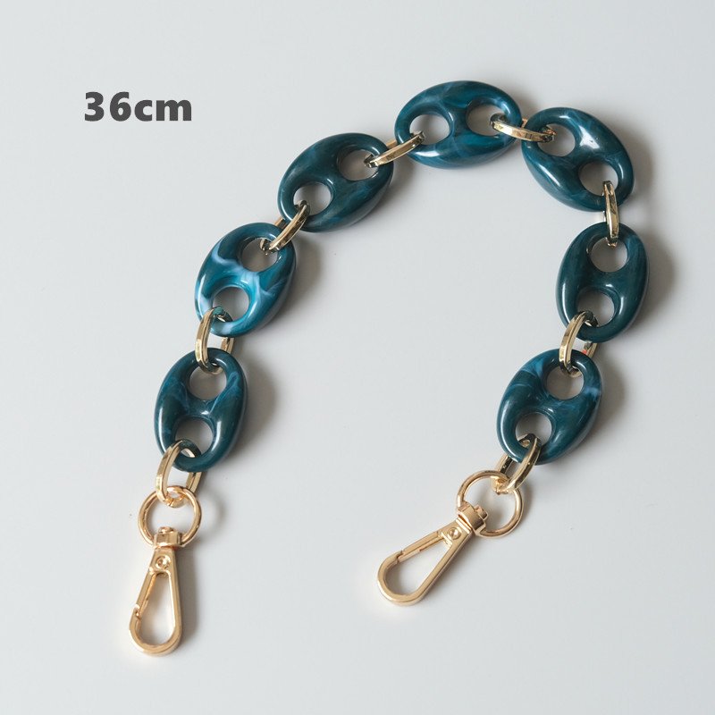 High Class Women Handbag Chain Strap Accessories Adjustable Shoulder Belt Chain for Bag Acrylic Chains Replacement