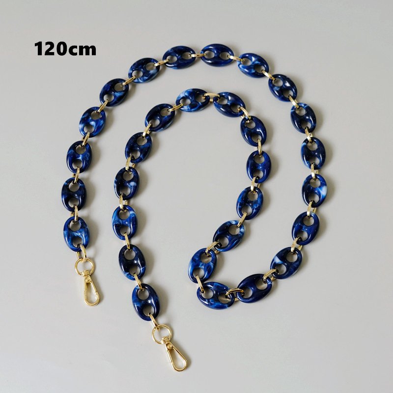 High Class Women Handbag Chain Strap Accessories Adjustable Shoulder Belt Chain for Bag Acrylic Chains Replacement