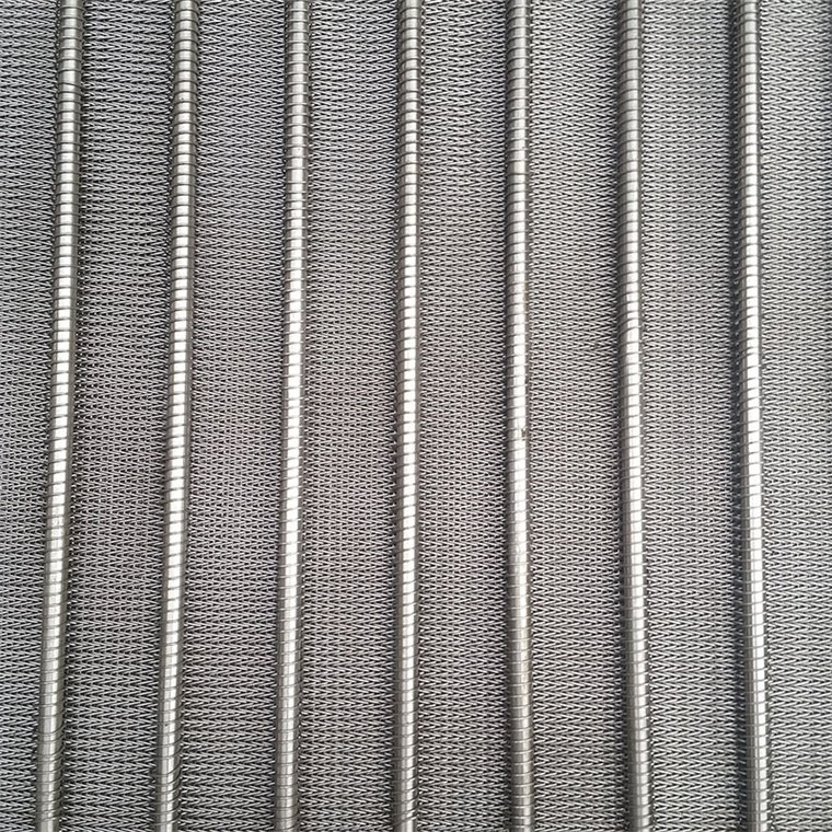 Heat resistant herringbone encryption mesh belt for small thing chain link compound balance weave conveyor belt for food