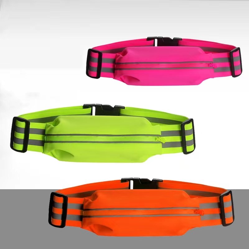 Hot outdoor reflective belt riding running safe elastic hi vis reflective vest belt adjustable
