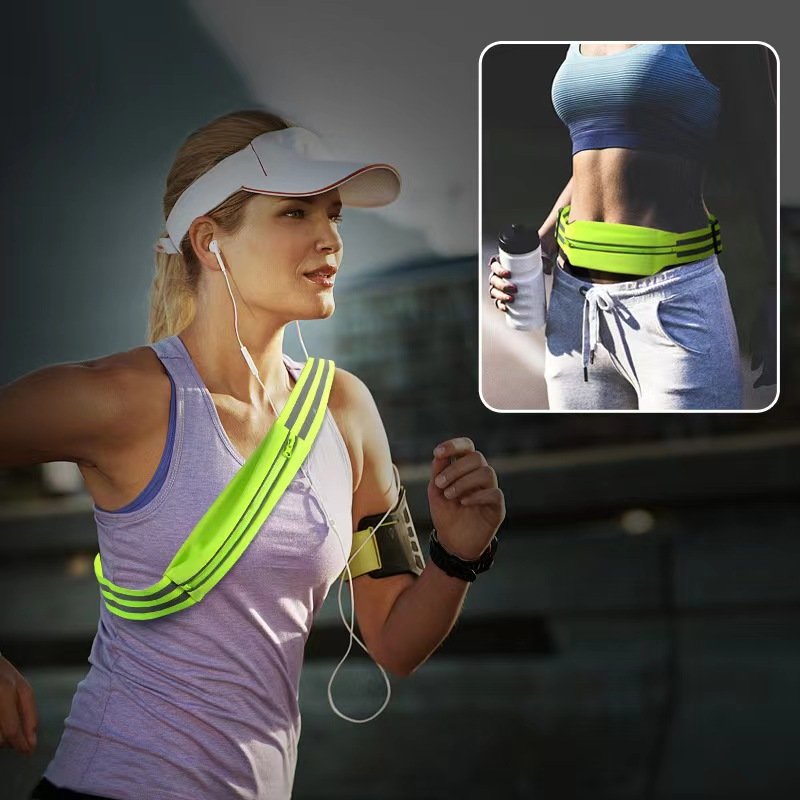 Hot outdoor reflective belt riding running safe elastic hi vis reflective vest belt adjustable