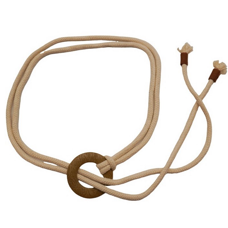 Simple Cotton long Waist Rope Tie Belt