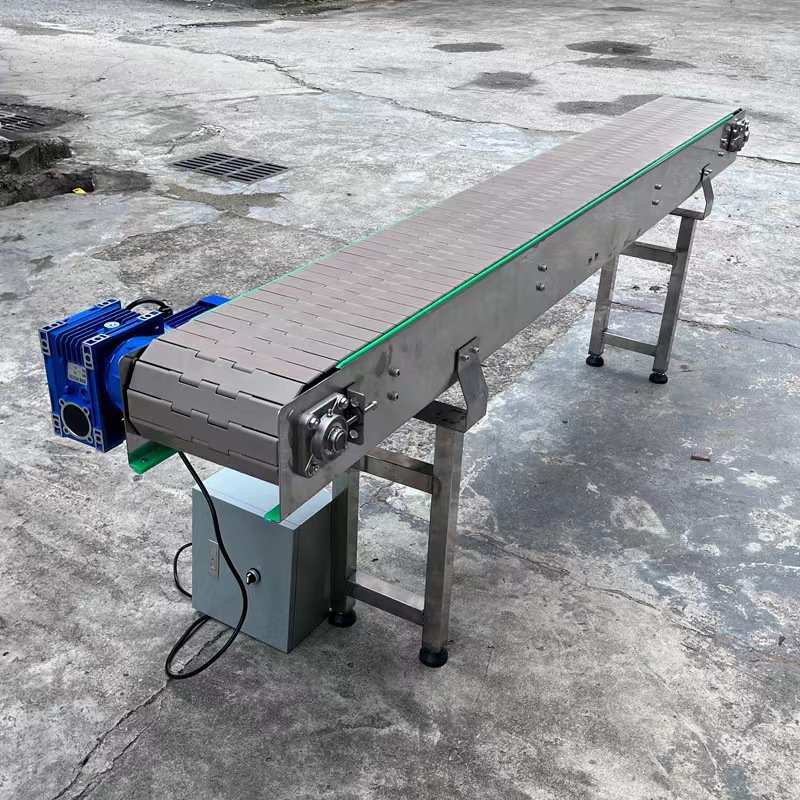 Factory Price Plastic table Flat Top Chain Conveyor For Bottle Conveyor