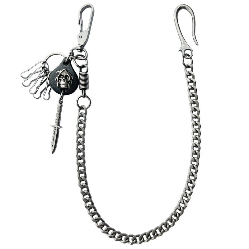 Fashion Supper Strong Cool Metal Bling Mens Jeans Chain Belt Mens Chains For Pants Accessories (TC029)