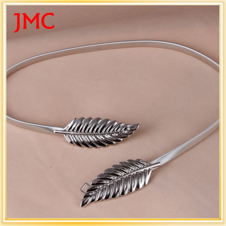 fashion metal ladies dress waist chain belt with wild stretch