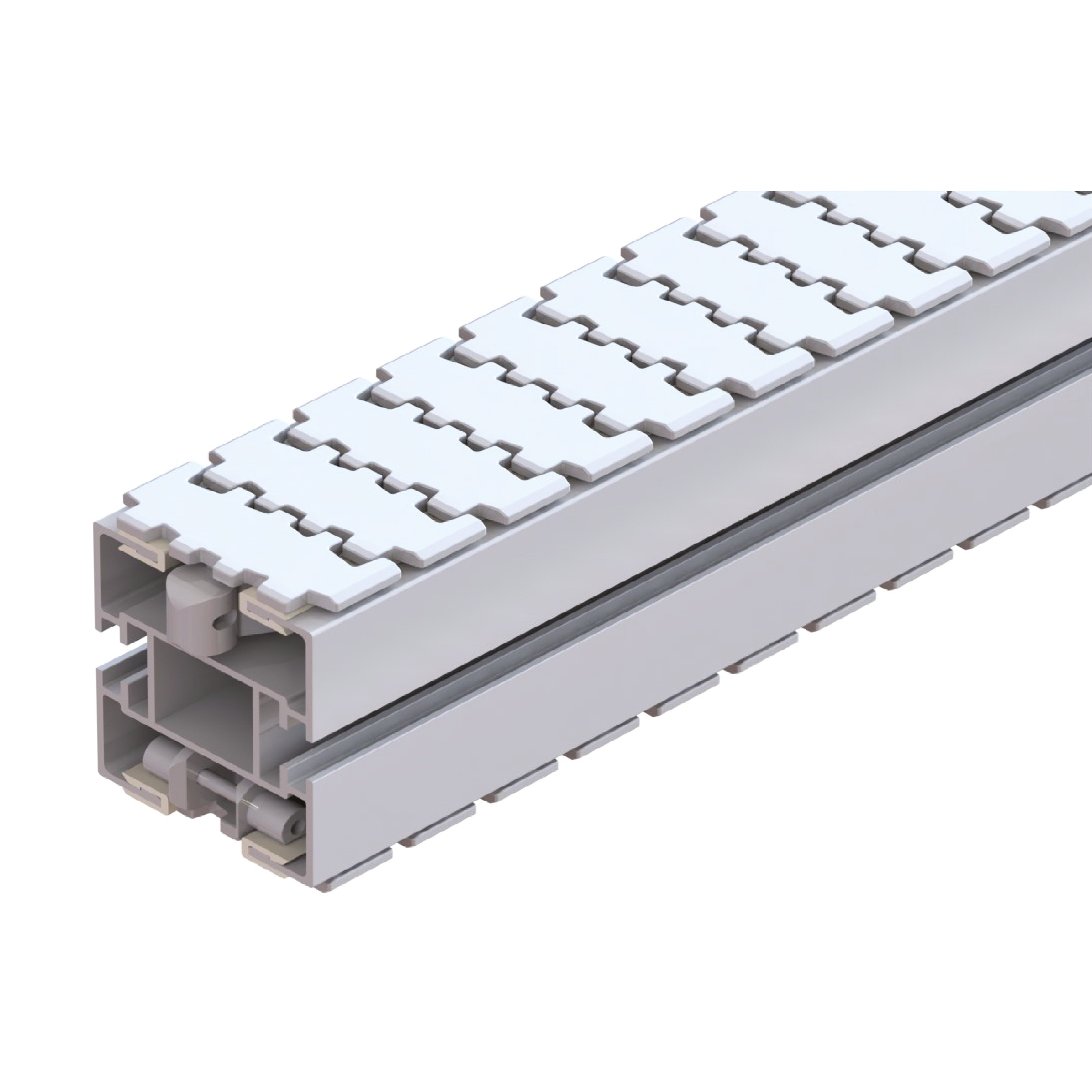 Factory Wholesale Corrosion Resistant MS3 CP5 Plastic Modular Conveyor with POM Plain Chain Belt Conveyor for Food Warehousing
