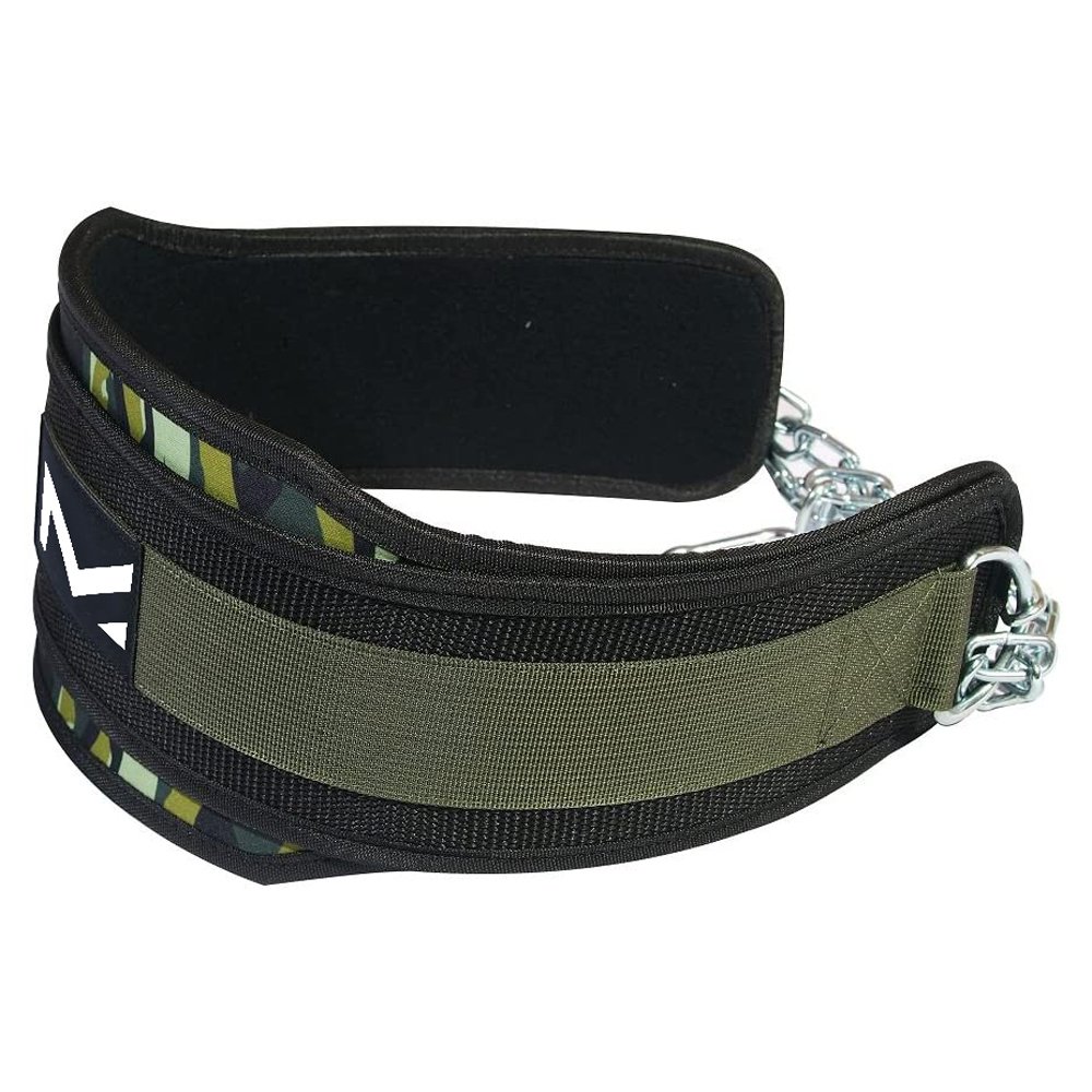 Fitness Premium Dipping Belts with Heavy Metal 30" chain Pull up Belt Weight Belt for Dips and Chin Ups Custom Logo Gym Products