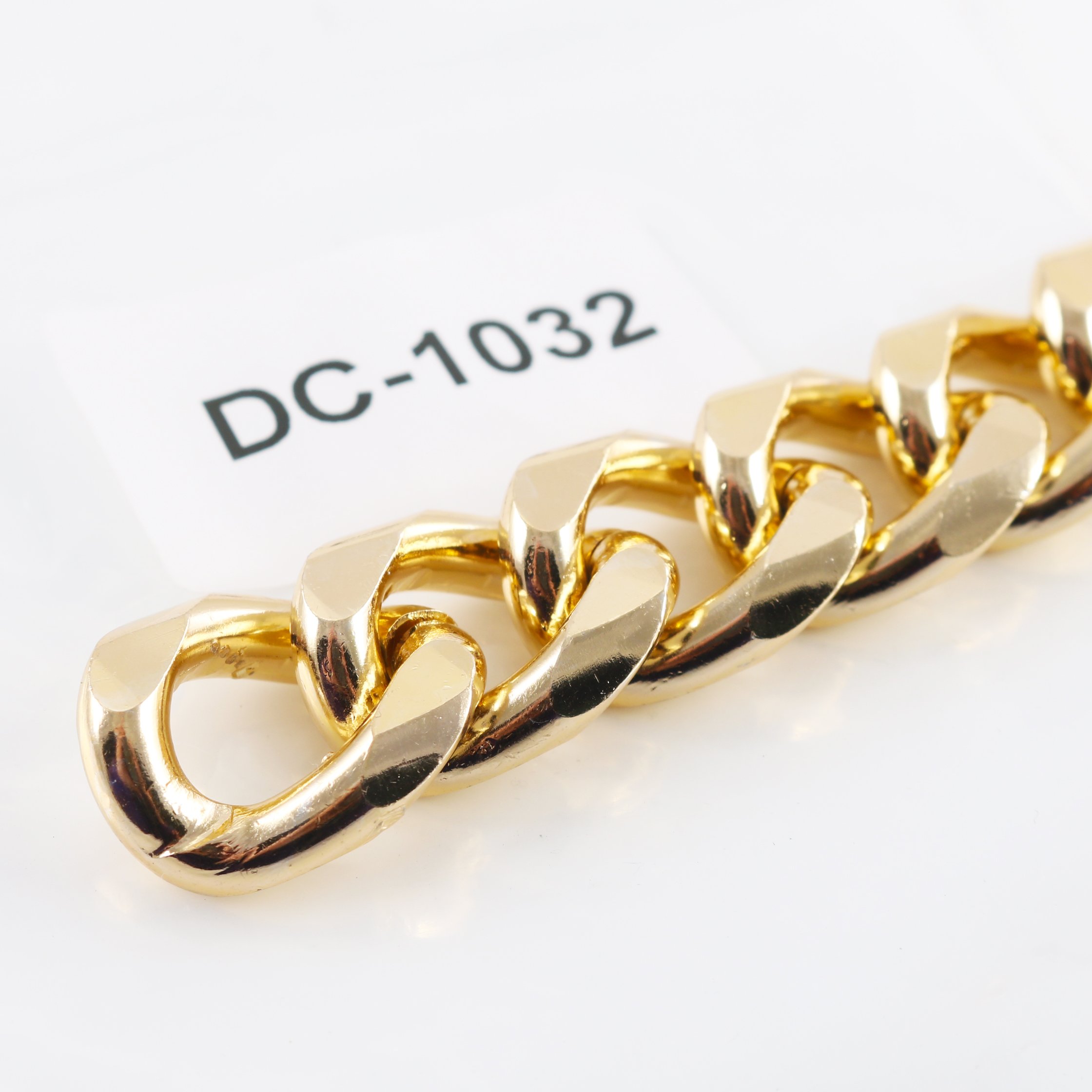 Custom gold plated chain with various styles metal gold chain belt clothing chain