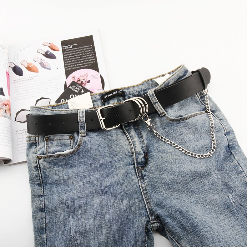Manufacturer's Direct Supply Of Punk Style Chain Belts Men's And Women's Decorative Belts