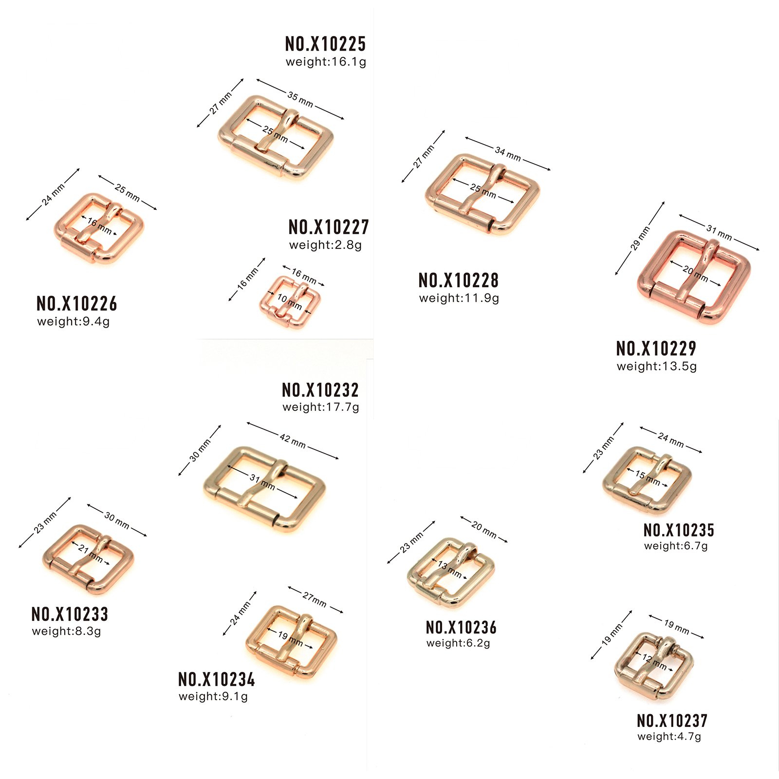Handbags luggage pin buckles new custom adjustable clasp buckle hardware accessories bag parts
