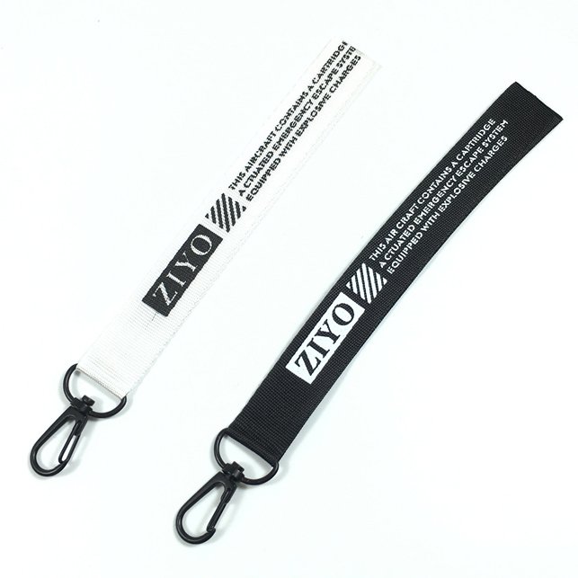 High Quality Tactical Gear Clip Standard Key Ring Holder Nylon Blood Type Webbing Key Chain Belt Hooks