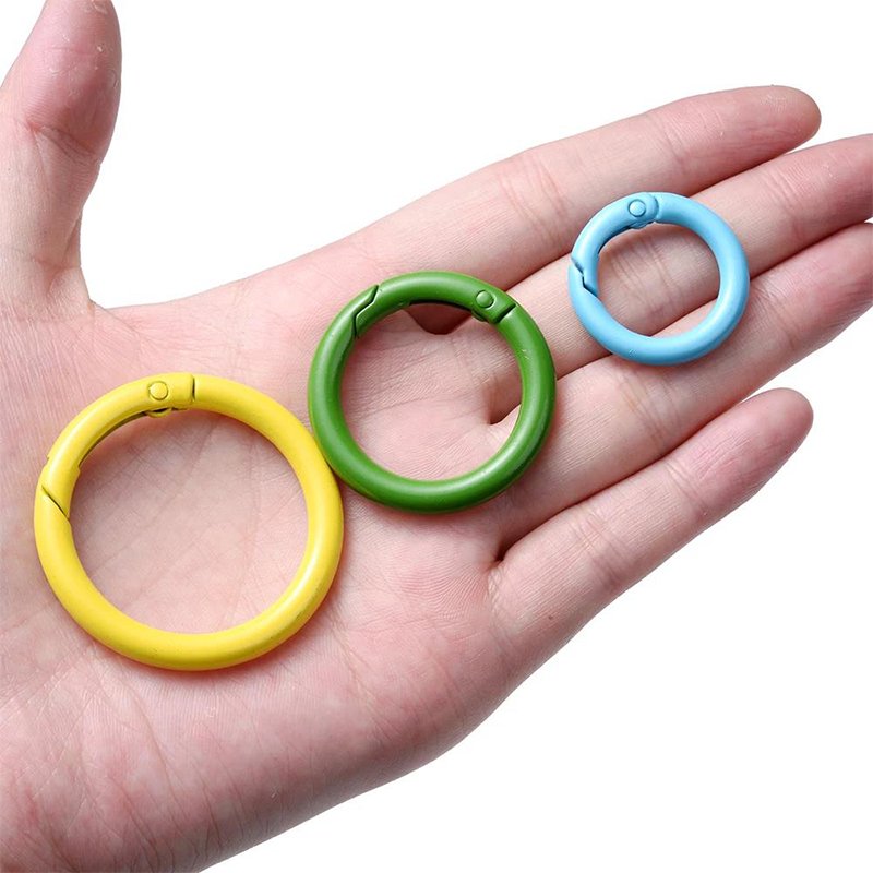 Keychain Clasp Assorted Swivel Snap Hooks Metal Lobster Claw Clasp for Lanyard Purse Jewelry Findings