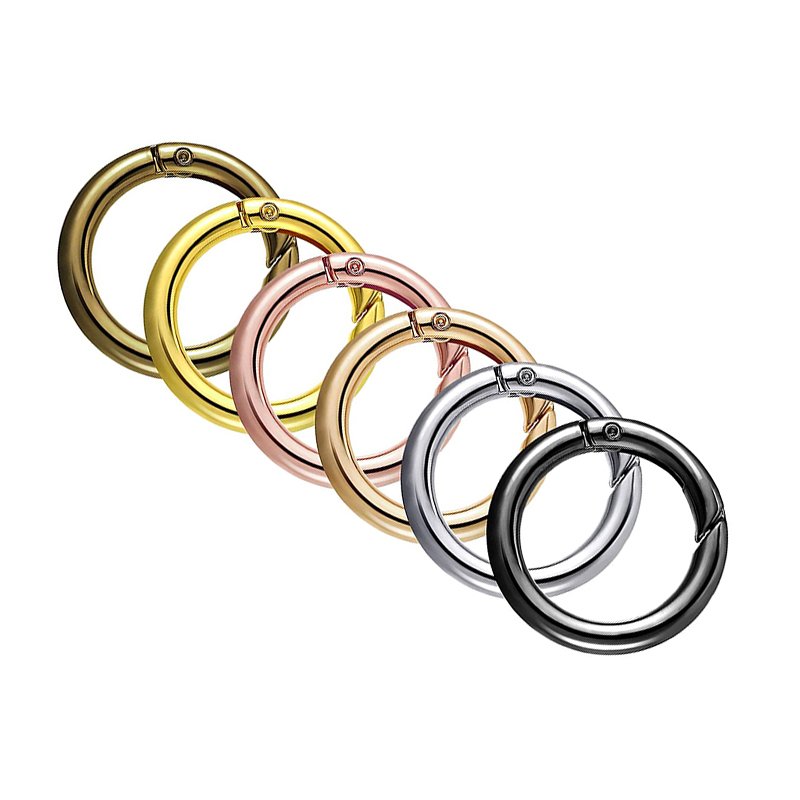 Keychain Clasp Assorted Swivel Snap Hooks Metal Lobster Claw Clasp for Lanyard Purse Jewelry Findings