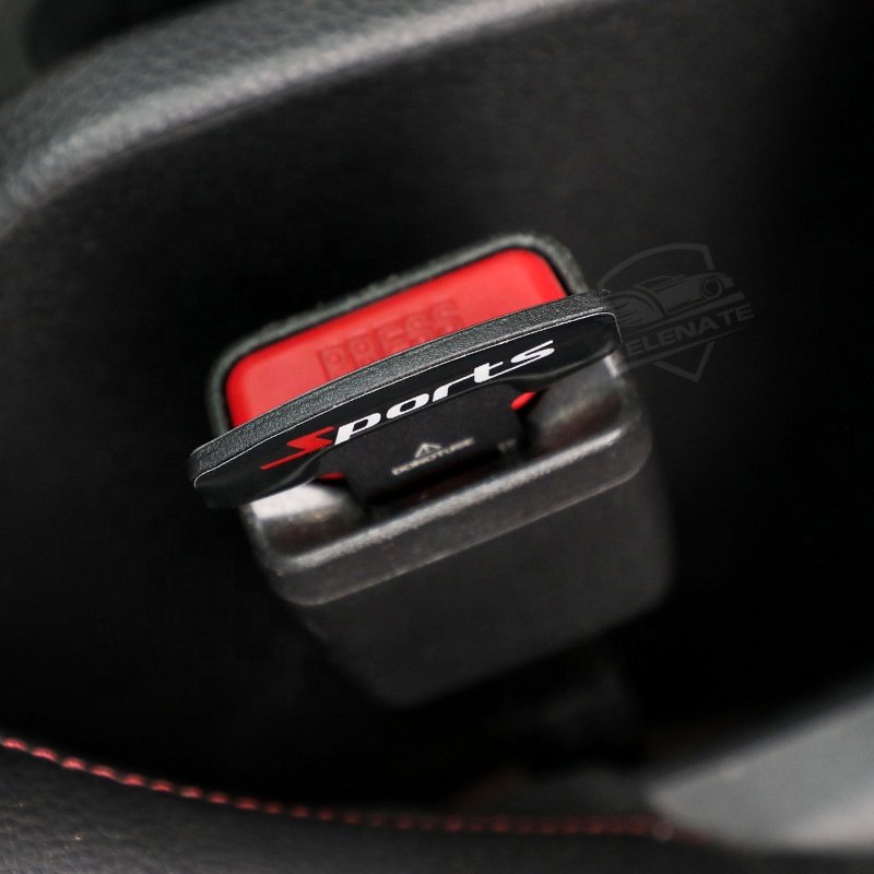 Factory Custom Logo Safety Alarm Seat Belt Buckle Alarm Stopper Clip Car Seat Belt Buckle Seat Belt Silencer