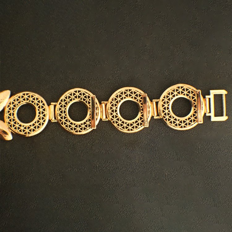 Fashion gold filled jewelry women luxury belt Perfect Flower Shape Design Belt Chic Female Waist Chain Gold Color