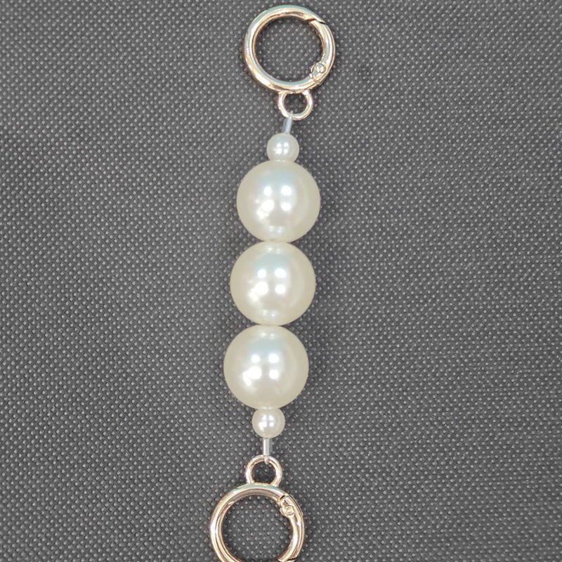 Customized high-quality bag 2 cm pearl chain accessories bag shoulder strap Extension short chain Removable pearl chain