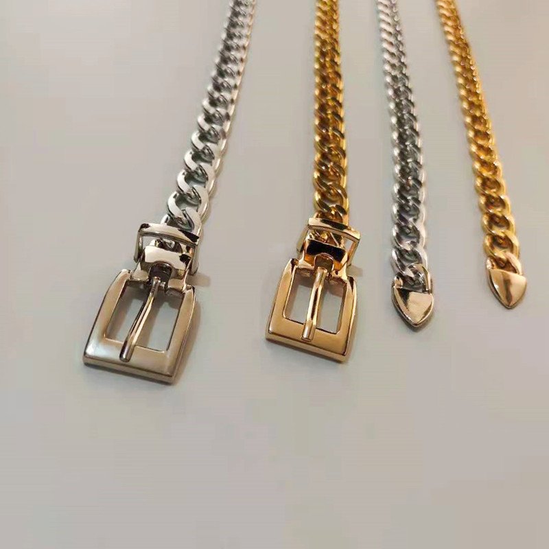Go Party Women Metal Chain Dress Belly Belt Punk Hip Hop Gold Silver Waist Body Chain For Jeans Trousers Casual Girls Waistband