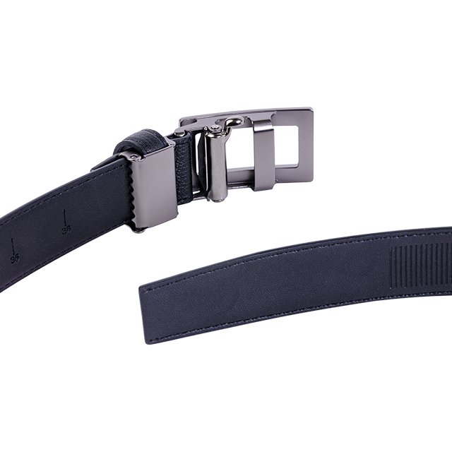Custom Men;s Automatic Buckle Belt Genuine Leather Men's Dress Belts Formal Luxury Adjustable Leather Belts Made in Korea