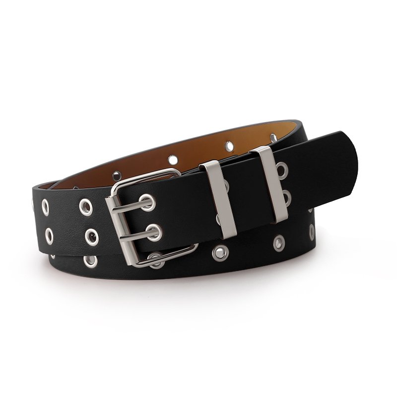 Punk Style Belt Female Jeans Fashion Decorative Belt Steam Eyelte Chain Belt