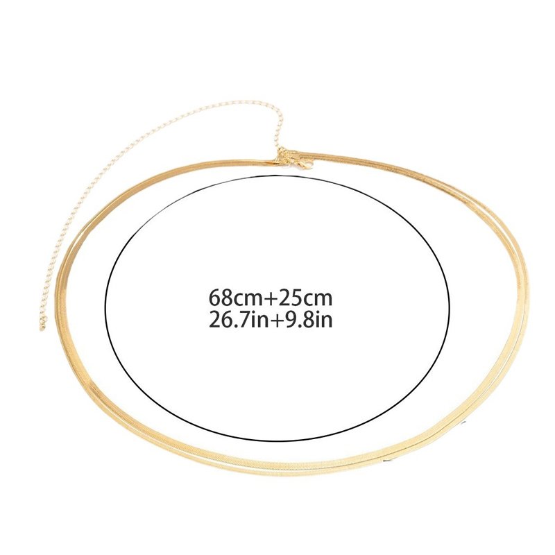 Summer Beach stunning Designer body chain Simple Metal Layered Body Belly Chain Thin Waist Chain Belt for Women