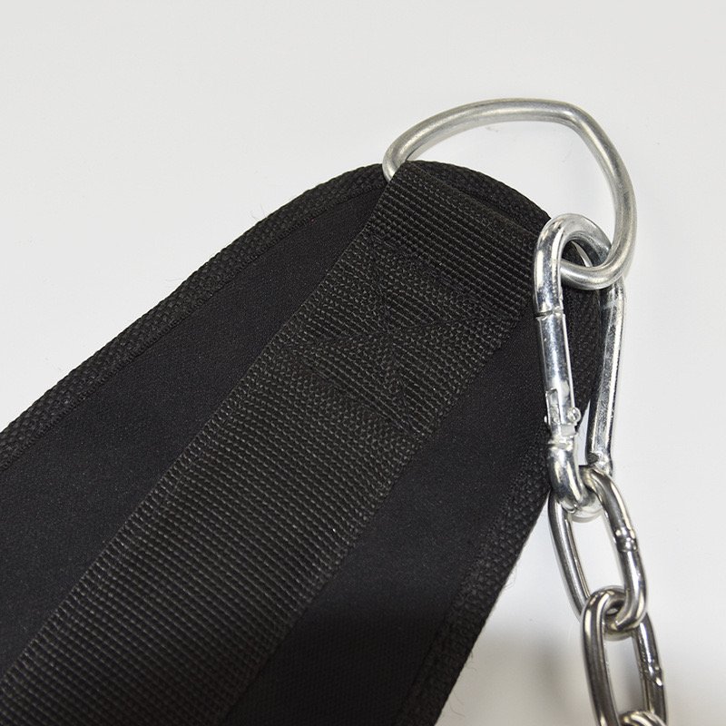 New low-priced high-end fitness impregnated belt with heavy-duty long steel chain for sale Fitness dipping tape