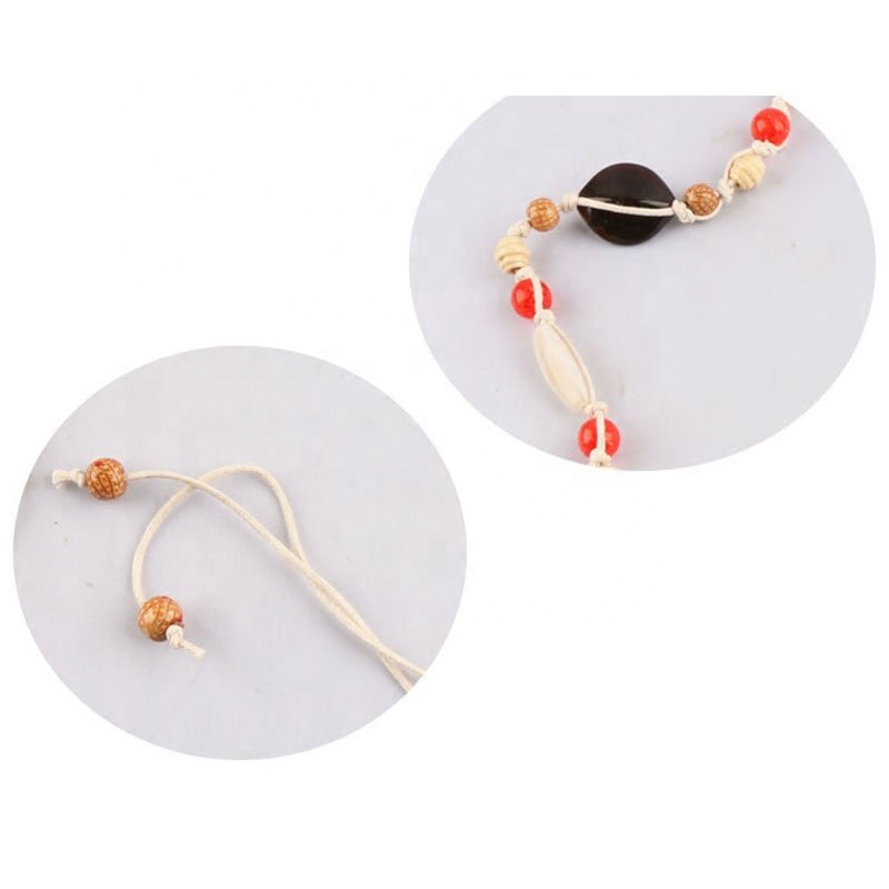 Bohemian Accessories Ethnic Style Fashion Woven Waist Chain Ladies Beads Thin Hand-Woven Girdle