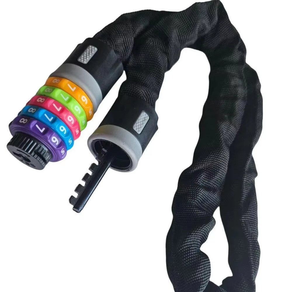 Factory High Security Bike Lock - Anti-Theft Protection motorbike customized Bike lock 5-digit code chain lock