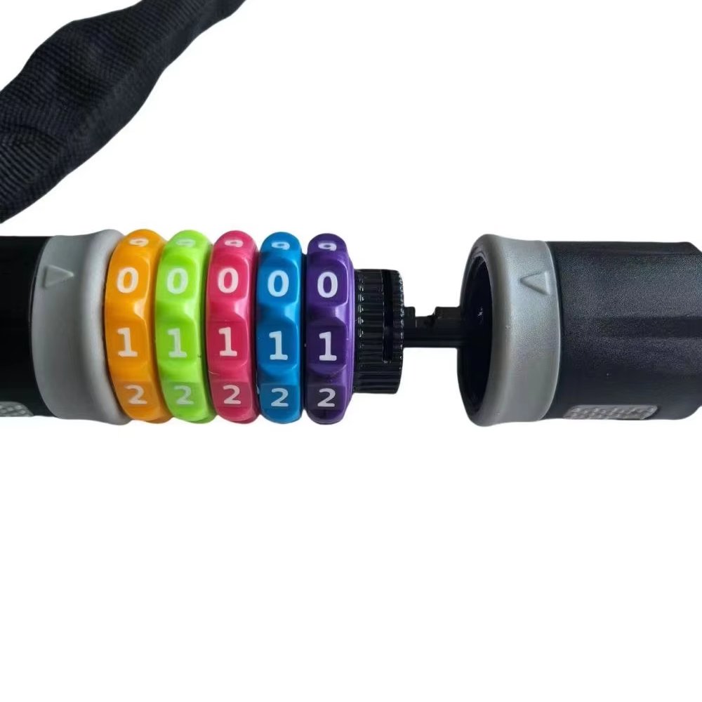 Factory High Security Bike Lock - Anti-Theft Protection motorbike customized Bike lock 5-digit code chain lock