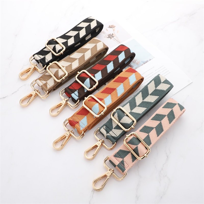 web band bag strap case accessories shoulder messenger bag long strap printing band canvas strap ladies bag strap shoulder strap