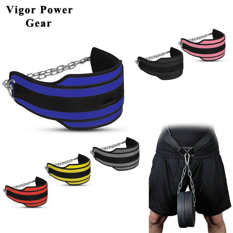 Custom Strong Durable Dip Belt Outdoor&Gym, Muscle And Pull Up Weighted Dipping Dip Belt with Chain