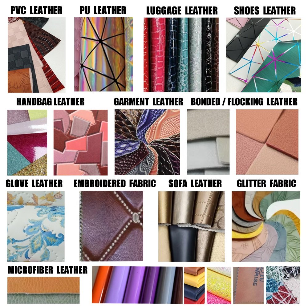 Soft Low Price Solid Plain Color Sofa Leather Upholstery Synthetic Leather for Wallet Key Chain Making