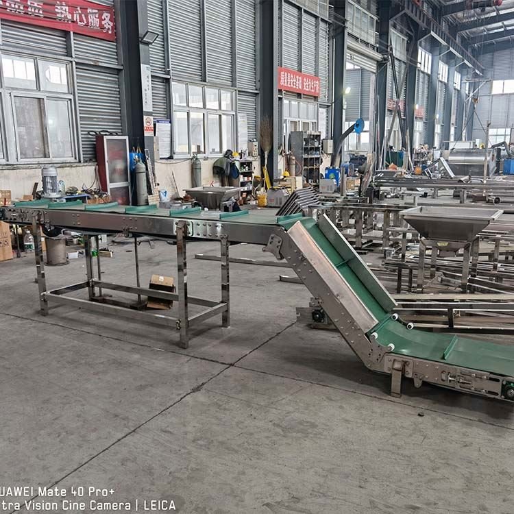 bucket elevator for sugar customize food grade cotton canvas conveyor belt round link chain bucket elevator