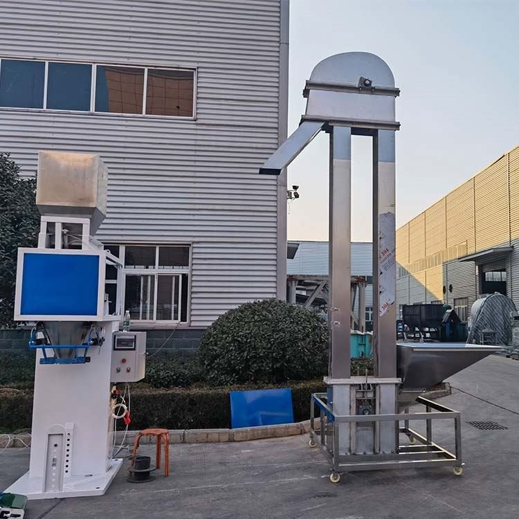 bucket elevator for sugar customize food grade cotton canvas conveyor belt round link chain bucket elevator